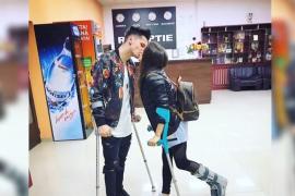 Gest IMPRESIONANT făcut de iubitul Larisei Iordache, după ce gimnasta campioană s-a accidentat grav la Montreal