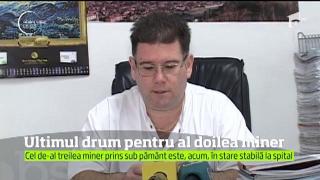 Lacrimi şi revoltă! A fost a doua zi de doliu în Lupeni, unde cel de-al doilea miner din mină a fost condus pe ultimul drum