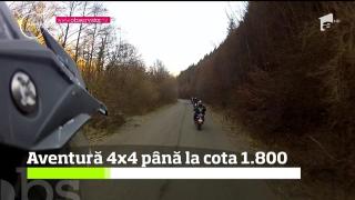 Aventură 4x4, în judeţul Hunedoara, pe urmele strămoşilor daci. Un motociclist pasionat de off-road a făcut traseul