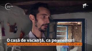 Casă de vacanţă ca pe vremuri, la Resiţa. Doi soţi au readus la viaţă o locuinţă veche de peste un secol