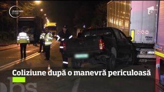 Doi fraţi din Dej au ajuns la spital după o coliziune în lanţ, în miez de noapte!