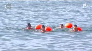 Petrecere "îngheţată" la cel mai adânc lac din lume