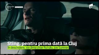 Legendarul Sting ajunge pentru prima dată la Cluj-Napoca. Show îl va deschide chiar fiul artistului!