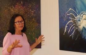 Pictoriţa Lucia Trifan, recunoscută în toată lumea pentru operele sale, a revenit, după 40 de ani, în România