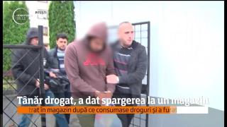 Jaf la magazin. O vânzătoarea a fost ameninţată cu un cuţit de un tânăr drogat (VIDEO)