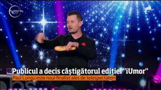 Publicul a decis. Paul Lungu a ajuns în finala iUmor!
