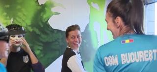 Halloween la CSM Bucureşti: Cele mai bune handbaliste ale României au avut parte de un antrenament de 'groază'! (VIDEO)