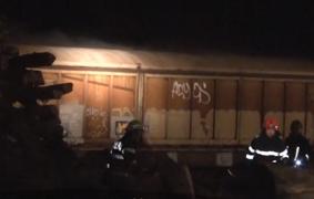 Bombă cu ceas dezamorsată la Breaza! Panică printre locuitorii evacuaţi din cauza unui vagon de nitrat care ardea