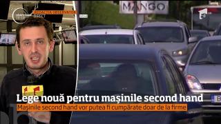 Lege nouă pentru maşinile second hand