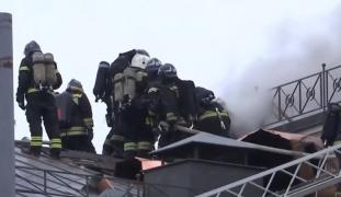 Incendiu la un mare muzeu de artă din Moscova