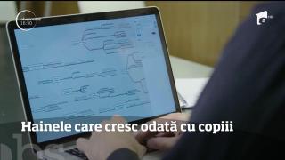Un designer a realizat hainele care cresc odată cu copiii