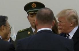 Donald Trump, primit ca un împărat în China