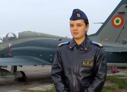 Când limita e cerul: Diana Zamfir, pilot militar de elită, la doar 25 de ani