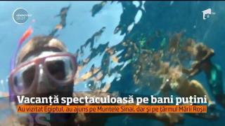 Doi români au avut parte de o vacanță SPECTACULOASĂ în Egipt, la un preț extrem de mic!