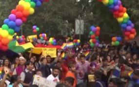 Paradă gay în India! Sute de oameni îmbrăcaţi colorat au petrecut pe străzile din New Delhi (VIDEO)