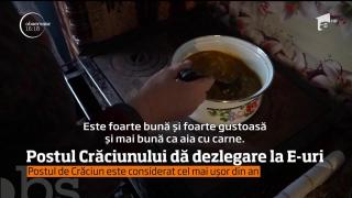 Postul Crăciunului dă dezlegare la E-uri. De astãzi, România a trecut la meniul de post!
