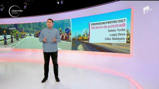 Zero kilometri noi de autostradă în 2017, după ce oficialii din Transporturi au promis cel puţin 90 de kilometri de şosea de mare viteză