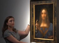 Tabloul Salvador Mundi, de Leonardo, a fost vândut la licitaţie, în New York , pentru 450 de milioane de dolari