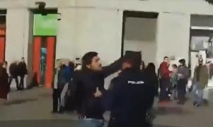 Cel mai faimos protestatar român din Spania, Lagarder Danciu, a dat din nou bătăi de cap poliției și a ajuns în arest