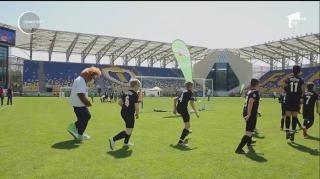 Copiii învață fotbal de la campioni! Elevi din toață țara se pot înscrie la cea mai mare competiție organizată de Federaţia Română de Fotbal