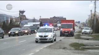 Circulaţie blocată între Râmnicu Vâlcea şi Slatina, în urma unui carambol! Cozile de maşini s-au întins pe aproape 2 kilometri!