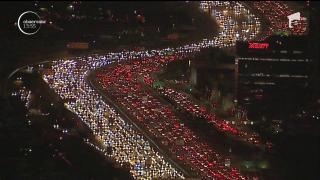 Trafic de coșmar în Los Angeles! Imaginile au făcut înconjurul internetului