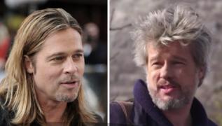 Brad Pitt are o sosie în Moldova! Un bărbat care seamănă leit cu celebrul actor a filmat peste Prut (VIDEO)