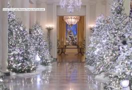 Primul Crăciun la Casa Albă pentru Donald Trump. Melania Trump a decorat personal reşedinţa preşedintelui