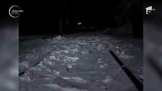 Trafic feroviar întrerupt în Mureș. Mai multe trenuri Interregio sunt blocate în staţii, din cauza zăpezii (VIDEO)