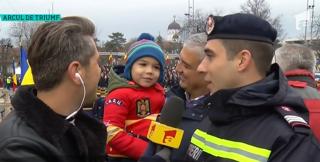 De Ziua Naţională, lângă eroii săi! Visul unui copil de doar 4 ani s-a împlinit chiar de 1 Decembrie