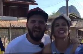 Concurenţii show-ului Asia Express au transmis urări de ziua naţională tocmai din Vietnam