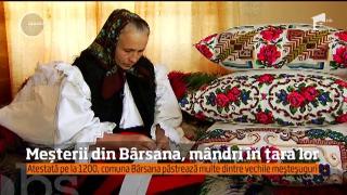 Meşterii din Bârsana, mândri în ţara lor! Pun valoarea, frumuseţea, credinţa şi cultura noastră în covoare ţesute cu migală