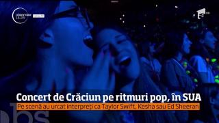 Concert de Crăciun pe ritmuri pop, la Los Angeles. Taylor Swift, Kesha şi Ed Sheeran au urcat pe scena 'Jingle Ball'