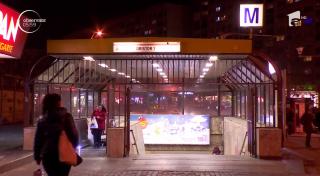 Filmul crimei de la metrou. Poliţiştii au prins-o pe femeia suspectă în faţa unui magazin din Piaţa Unirii