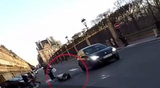 Moş Crăciun a reuşit să prindă, în Franţa, o şoferiţă care lovise un pieton şi fugise de la locul accidentului