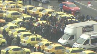 Haos în Bucureşti. Transportatorii ar putea paraliza centrul Capitalei şi în următoarele zile (Video)