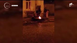 Amendă pentru o familie din Galați care ce şi-a sacrificat porcul pentru Crăciun chiar în mijlocul străzii