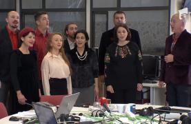 Colindătorii au ajuns şi în redacţia Observator în ajunul Crăciunului (Video)