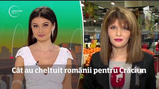Masa de Crăciun, în cifre: Cât au cheltuit românii la cumpărături (Video)
