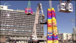 O construcţie Lego demnă de Cartea Recordurilor a fost ridicată în memoria unui băieţel din Tel Aviv