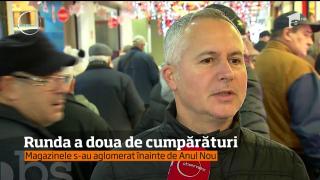 Abia a trecut Crăciunul şi a început nebunia cumpărăturilor de Anul Nou