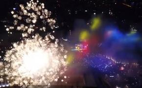 Sute de mii de români au petrecut noaptea dintre ani pe străzi şi în pieţe