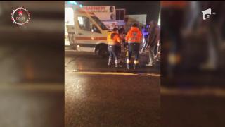 Trei copii au fost loviţi pe trecerea de pietoni de un tânăr şofer, în Bacău