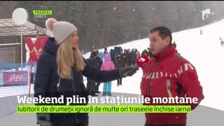 Weekend aglomerat în stațiunile de pe Valea Prahovei. Hotelierii au lansat oferte speciale pentru această perioadă