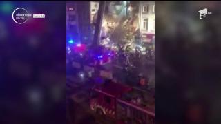 Explozie devastatoare în Belgia. Aproape 20 de persoane rănite, după ce un bloc a sărit în aer la Anvers (Video)