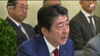 Premierul Japoniei nu a fost încântat de gafa de protocol a autorităţilor române