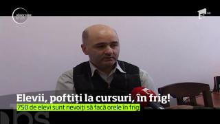 Peste 700 de elevi din Vaslui îngheaţă de frig în sălile de curs. Şcoala din Negreşti nu mai are căldură de o lună