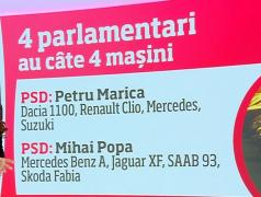 Aproape jumătate dintre demnitari declară că nu deţin nicio maşină pe numele lor