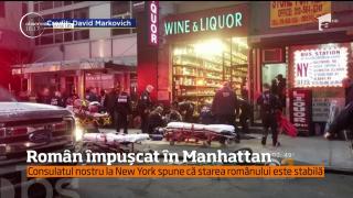 Românul împuşcat în Manhattan e monitorizat permanent de Consulatul ţării noastre la New York
