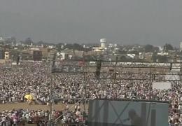 Un milion de oameni au luat parte la slujba de duminică din capitala statului Peru, ţinută de Papa Francis